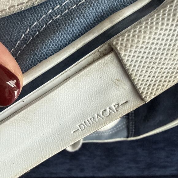 Vans Old Skool PopCush Navy White Men’s 10 US Skate Shoes Minimal Wear Blue - Picture 9 of 16